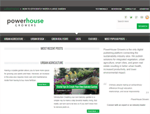 Tablet Screenshot of powerhousegrowers.com